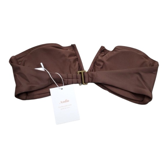 Andie The Scala‎ Top Bikini Separate Color Espresso Brown Style AT169 Size Small - Picture 3 of 11